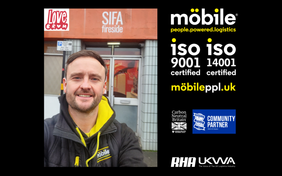 Mobile Supports Collections and Deliveries for Bags for Brummies Campaign